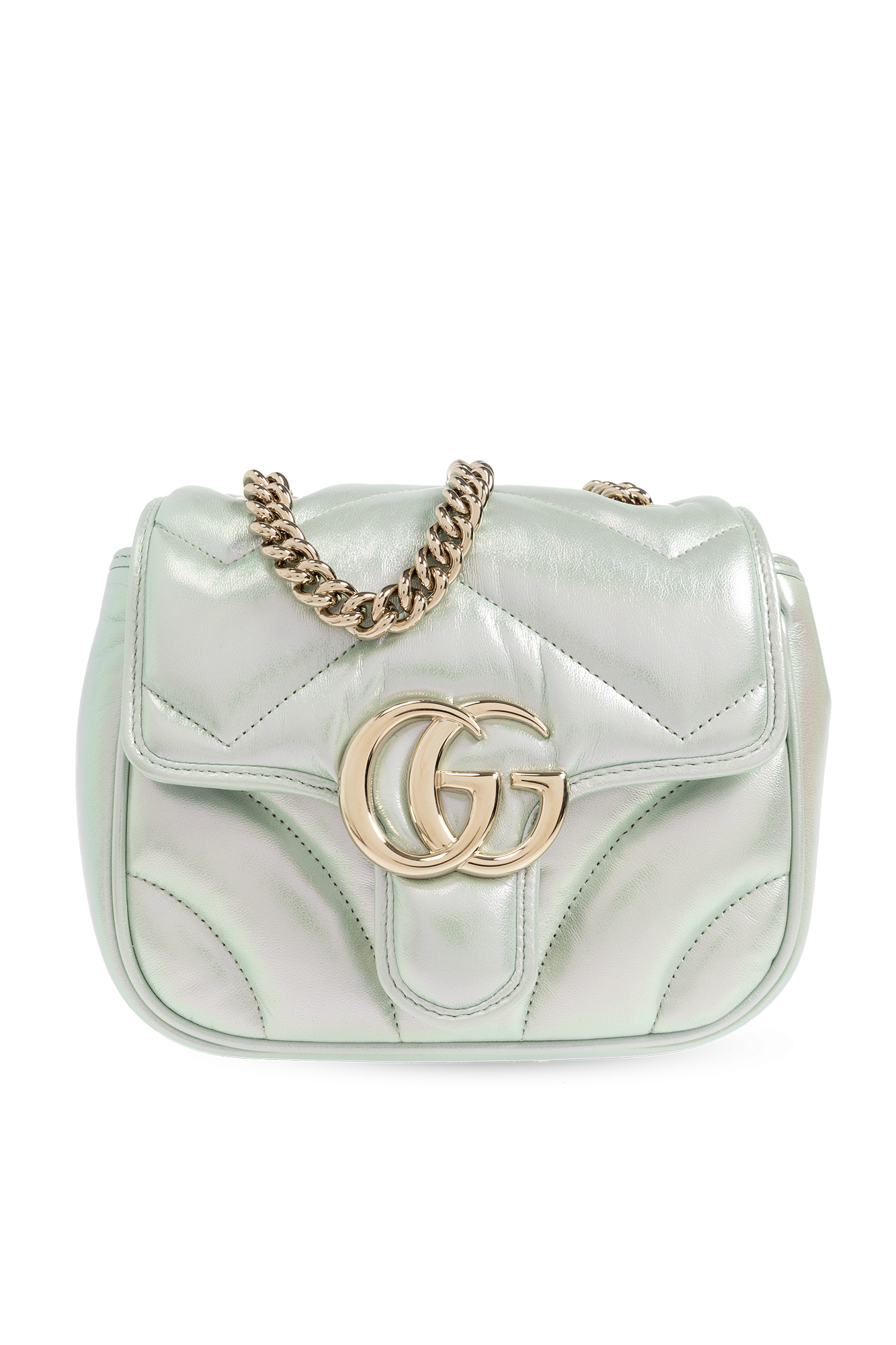 White gucci quilted bag hot sale